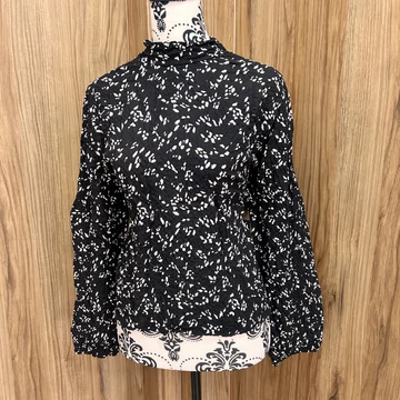 Zara fekete fehér blúz (S)