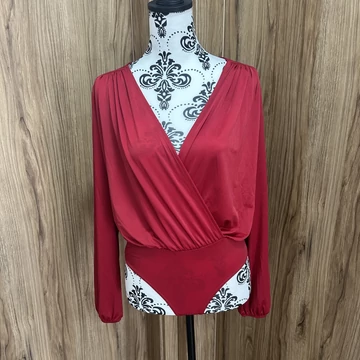 H&M Bordó hosszú ujjú body (S)