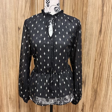 New Look fekete blúz (M) Új!