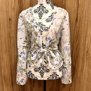 New Look virág mintás megkötős blúz (XL)