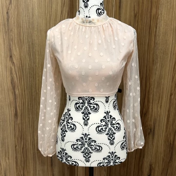 Boohoo rózsaszín crop felső S