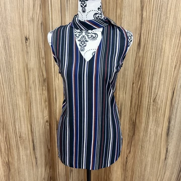 Atmosphere csíkos garbónyakú blúz (S)