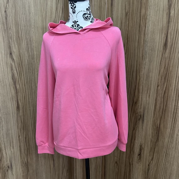 Pink kapucnis pulóver (S/M)