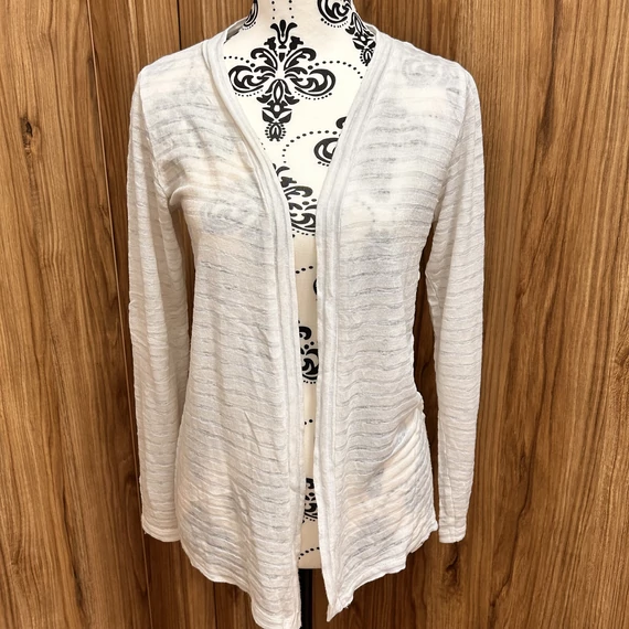 Peacocks fehér lenge kardigán (S)