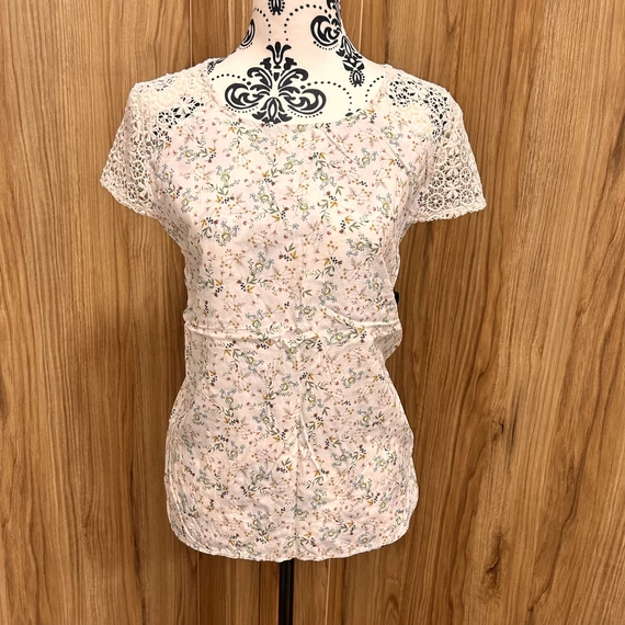 Camaieu virág mintás felső (S/M)