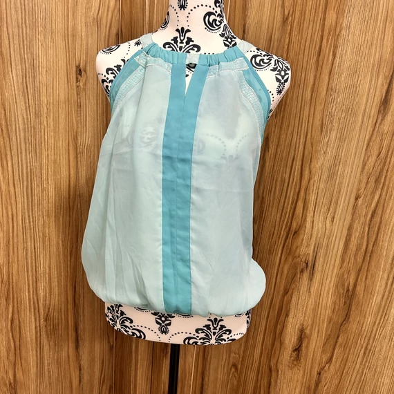 Promod kék ujjatlan blúz (M)