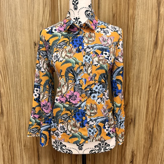 MONKI szafari mintás ing (XS)