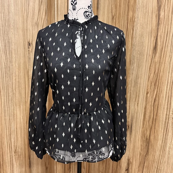 New Look fekete blúz (M) Új!