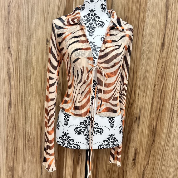 Bershka barna áttetsző felső (M)