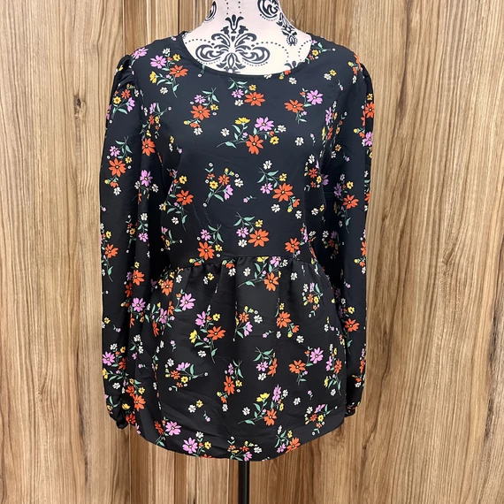 TU virág mintás blúz (4XL)